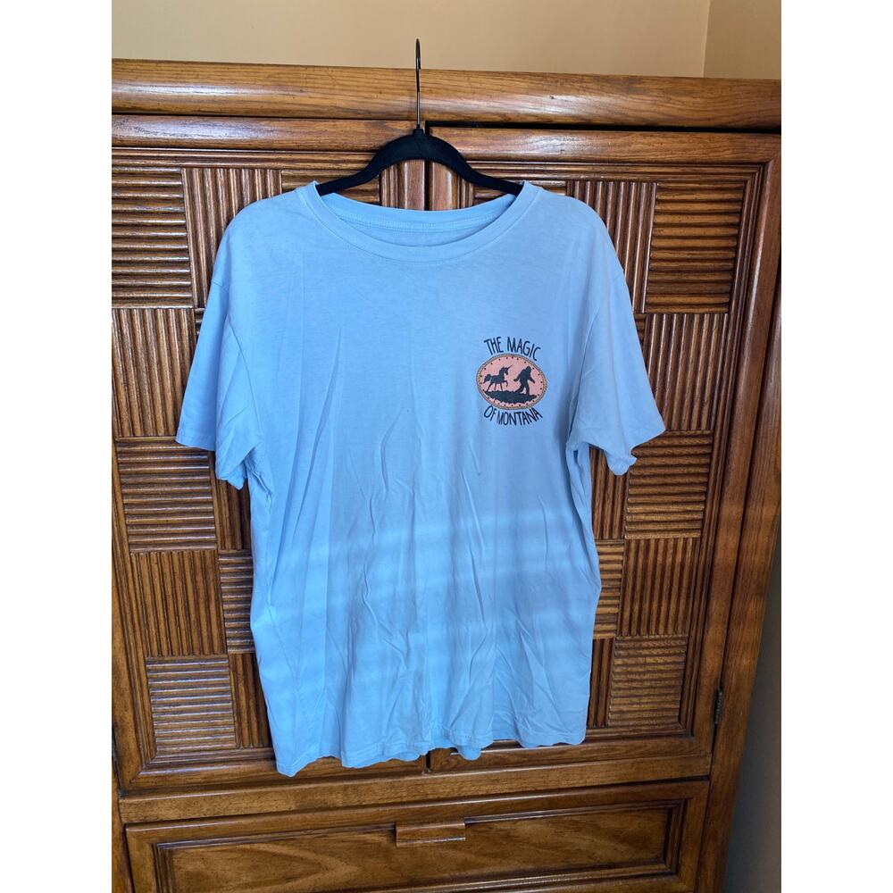 Vintage Magic of Montana Bigfoot Unicorn shirt size L